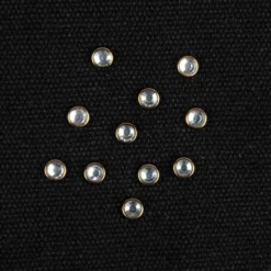 Hot-Fix Glas-Kristalle zum Aufbügeln, Ø 5mm, antikgold, 100 Stück