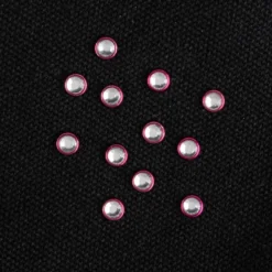 Hot-Fix Glas-Kristalle zum Aufbügeln, Ø 5mm, fuchsia, 100 Stück