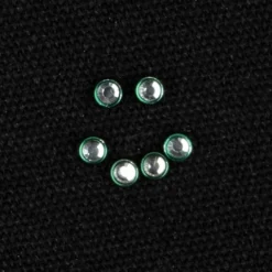 Hot-Fix Glas-Kristalle zum Aufbügeln, Ø 4mm, grün, 200 Stück