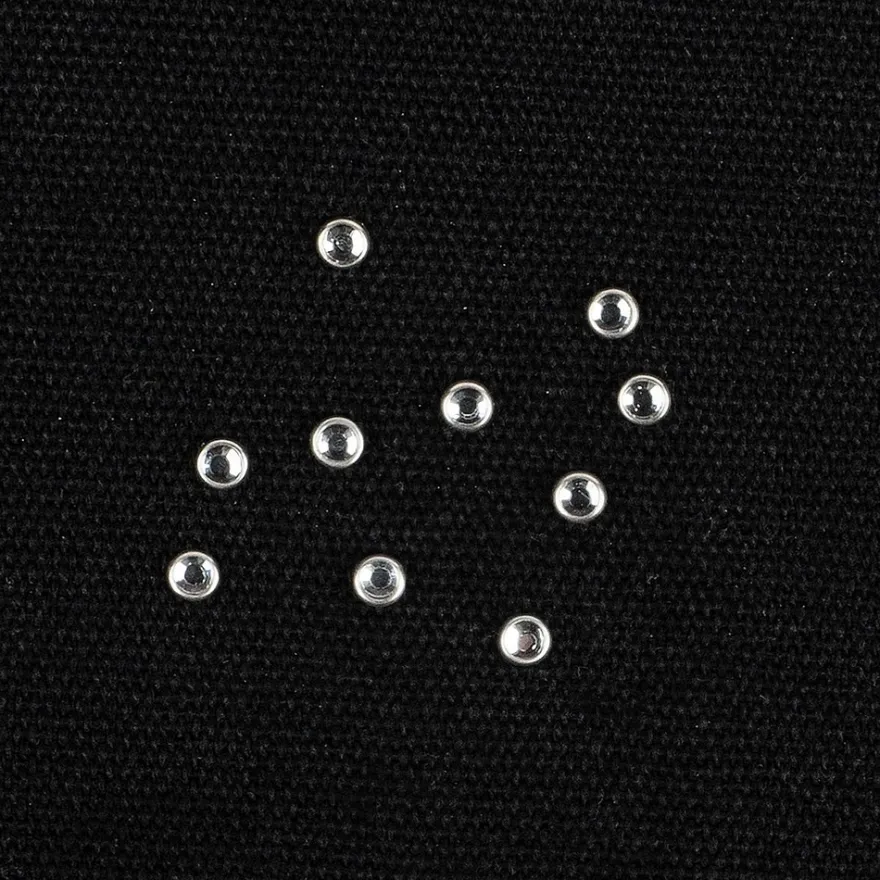 Hot-Fix Glas-Kristalle zum Aufbügeln, Ø 4mm, silber, 200 Stück
