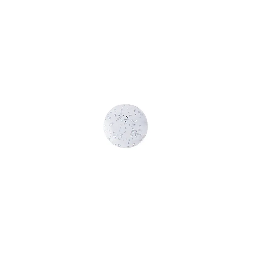 Hot-Fix Glitzer-Nieten zum Aufbügeln, Ø 6mm, weiß, 200 Stück