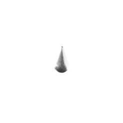 Hot-Fix Tropfen-Nieten zum Aufbügeln, 6mm x 11mm, silber, 100 Stück