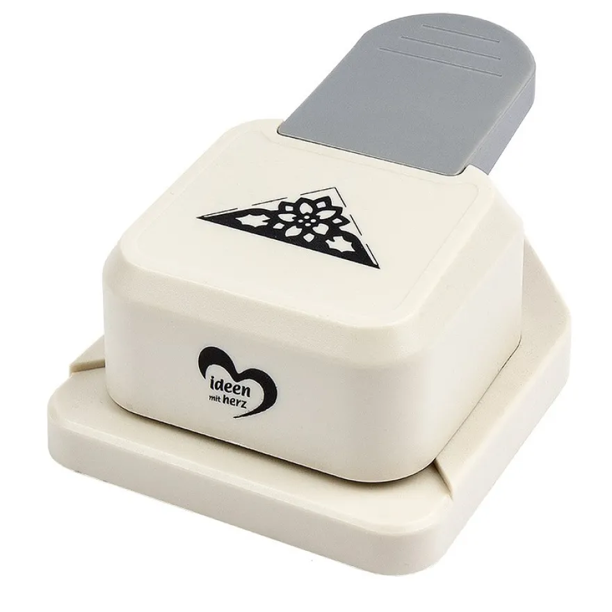 Jumbo Eck-Stanzer, Weihnachtsstern, 4,3cm x 4,3cm