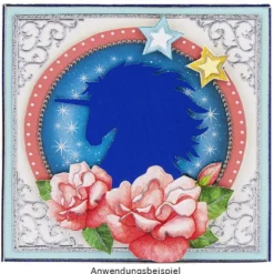 Jumbo-Stanzer, Einhorn, 6,6cm x 6,5cm