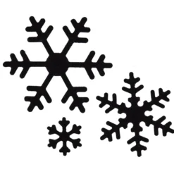 Jumbo-Stanzer, Eiskristalle, 5,8cm x 5,2cm