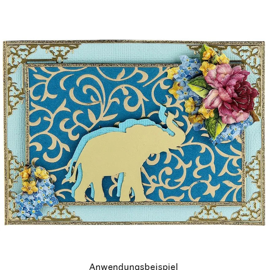 Jumbo-Stanzer, Elefant, 6,4cm x 5,1cm