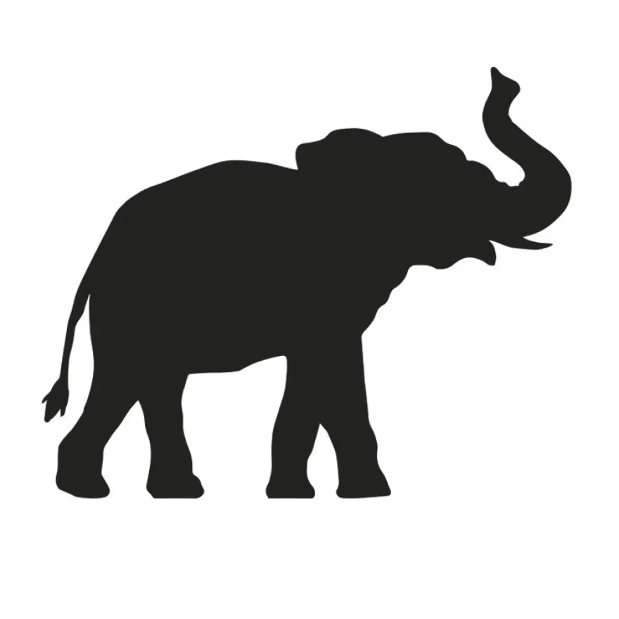 Jumbo-Stanzer, Elefant, 6,4cm x 5,1cm