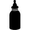 Jumbo-Stanzer, Nuckelflasche, 2,5 x 7,2cm
