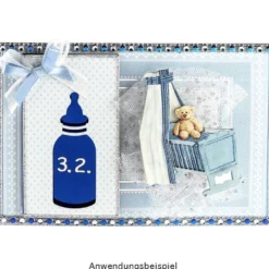 Jumbo-Stanzer, Nuckelflasche, 2,5 x 7,2cm