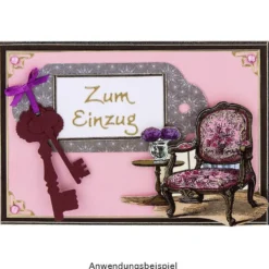 Jumbo-Stanzer, Schlüssel, 6,5cm x 4,9cm