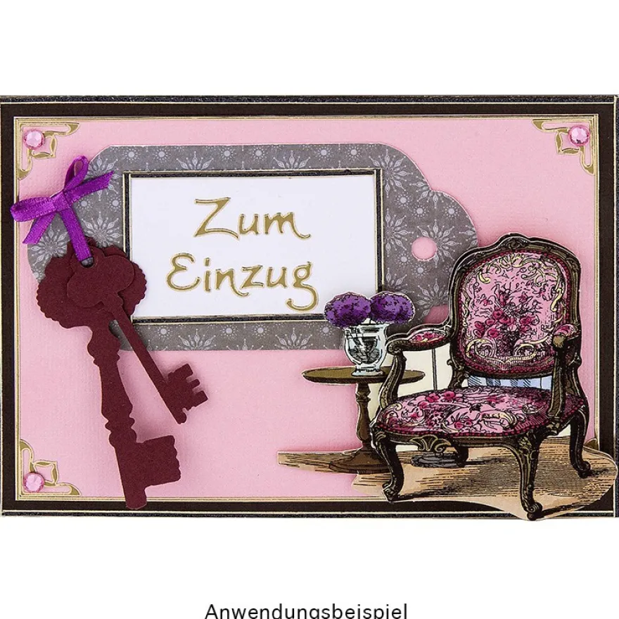 Jumbo-Stanzer, Schlüssel, 6,5cm x 4,9cm