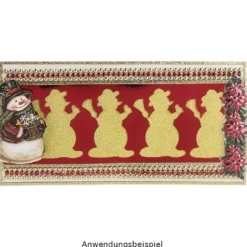 Jumbo-Stanzer, Schneemann, 6 x 4cm