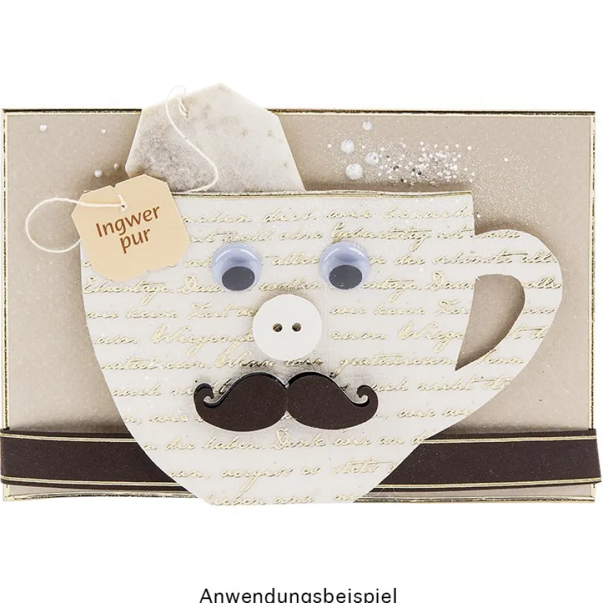 Jumbo-Stanzer, Schnurrbart, 5 x 1,5cm