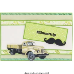 Jumbo-Stanzer, Schnurrbart, 5 x 1,5cm