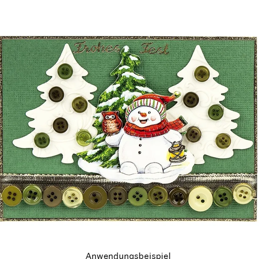 Jumbo-Stanzer, Tanne, 6,7cm x 6,1cm