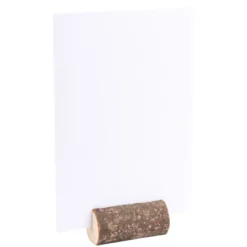 Kartenhalter, Holzbaumstamm, 5,5cm lang, Ø2cm bis 3cm, 20 Stück