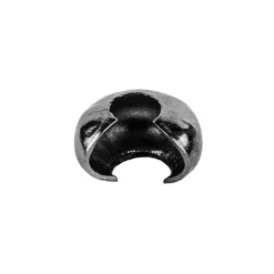 Kaschierperlen, Ø 4mm, anthrazit-metallic, 100 Stück