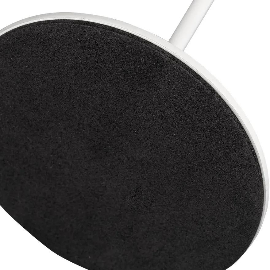 Kerzenhalter, für Stabkerzen, 3 verschiedene Höhen, Fuß Ø 10cm, weiß, 3 Stück