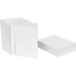 Klappkarten-Set, weiß, 10,5cm x 14,8cm, 240g/m², inkl. Umschläge, 50 Stück
