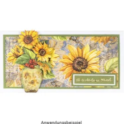 Klappkarten-Set, weiß, DIN lang 10,5cm x 21cm, 240g/m², inkl. Umschläge, 50 Stück