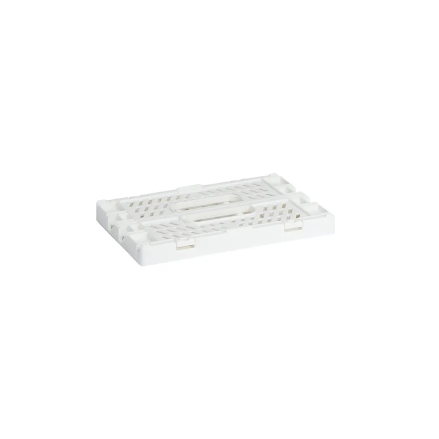Klappkisten, stapelbar, 15cm x 10cm x 5,7cm, weiß, 4 Stück
