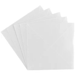Klebetäschchen, klar, dreieckig, 10 cm, 20 Stück