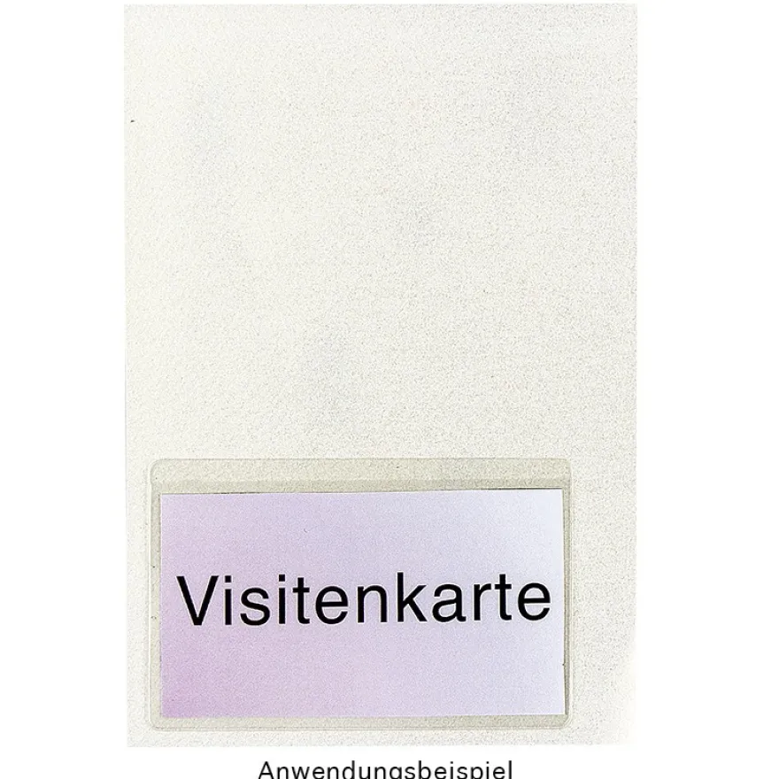Klebetäschchen, klar, 9,5 x 6 cm, 20 Stück