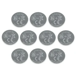 Knopfzellen-Batterien, Lithium 3V CR2032, 210mAh, 10 Stück