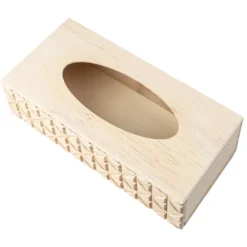 Kosmetiktuch-Box, Holz, 26cm x 12,3cm x 7cm