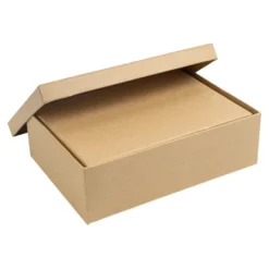Kraftpapier-Geschenkboxen, rechteckig, verschiedene Größen, Rohlinge zum Weiterverzieren, 10 Stück
