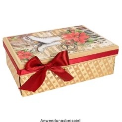 Kraftpapier-Geschenkboxen, rechteckig, verschiedene Größen, Rohlinge zum Weiterverzieren, 10 Stück