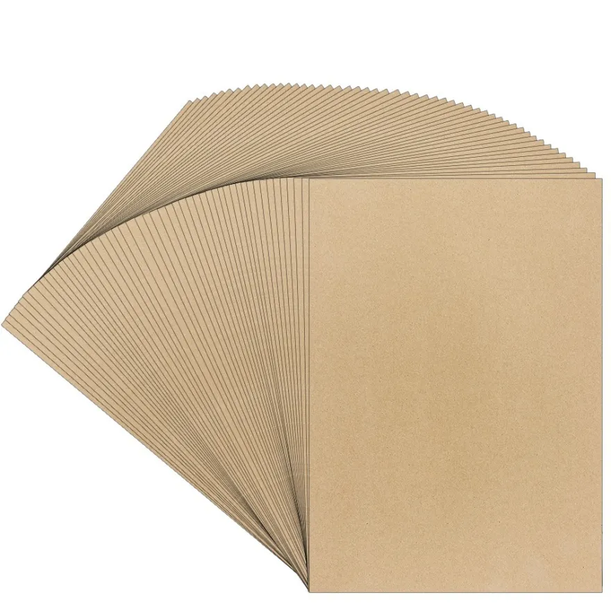 Kraftpapier, selbstklebend, DIN A4, 80g/m², bedruckbar, 50 Bogen