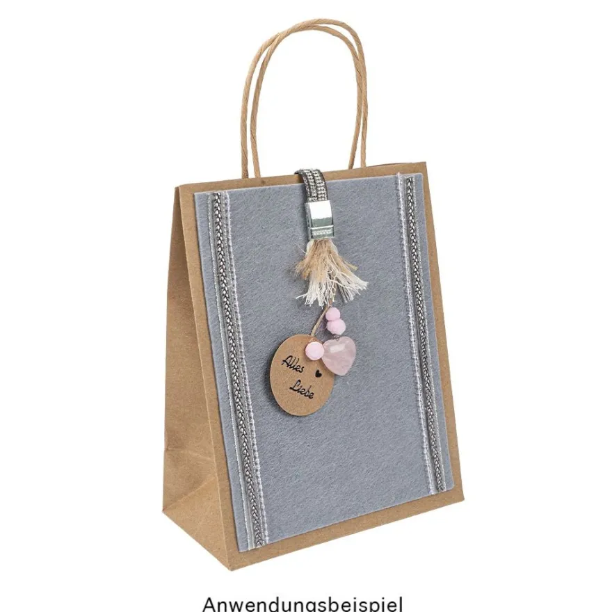 Kraftpapier-Taschen, 25,4cm x 30,5cm x 12,7cm, 170g/m², 12 Stück