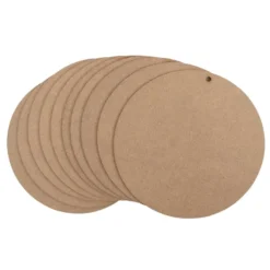 Kreativ-Platten, rund, zum Aufhängen, Ø14cm, Stärke: 2mm, 10 Stück