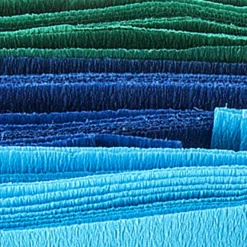 Krepp-Papiere, 50cm x 200cm, himmelblau, blau, aquagrün, 3 Stück