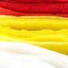 Krepp-Papiere, 50cm x 200cm, weiß, gelb, rot, 3 Stück