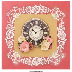 Kristall-Folie, 15x15cm, ausgestanzt, 10er Set, Design 1