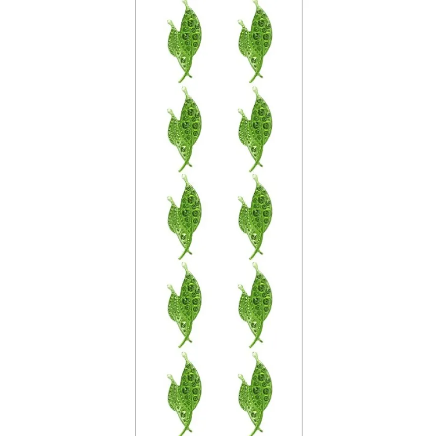 Kristallkunst, Blatt 2, selbstklebend, 10cm x 30cm, grün