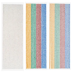 Kristallkunst-Bordüren, verschiedene Designs & Farben, selbstklebend, 3 Bogen