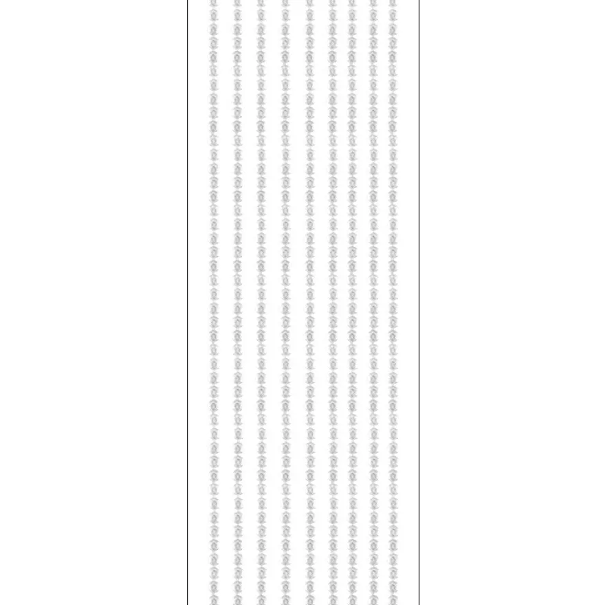 Kristallkunst, Bordüre 2, selbstklebend, 10cm x 30cm, klar