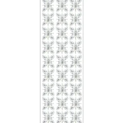 Kristallkunst, Ornament 10, 10cm x 30cm, selbstklebend, klar irisierend
