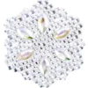 Kristallkunst, Ornament 3, selbstklebend, 10cm x 30cm, klar irisierend