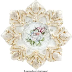 Kristallkunst, Schmuckstein 1, selbstklebend, 10cm x 30cm, topazfarben