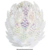 Kristallkunst-Schmucksteine, Tropfen 1, 10cm x 30cm, selbsklebend, klar irisierend