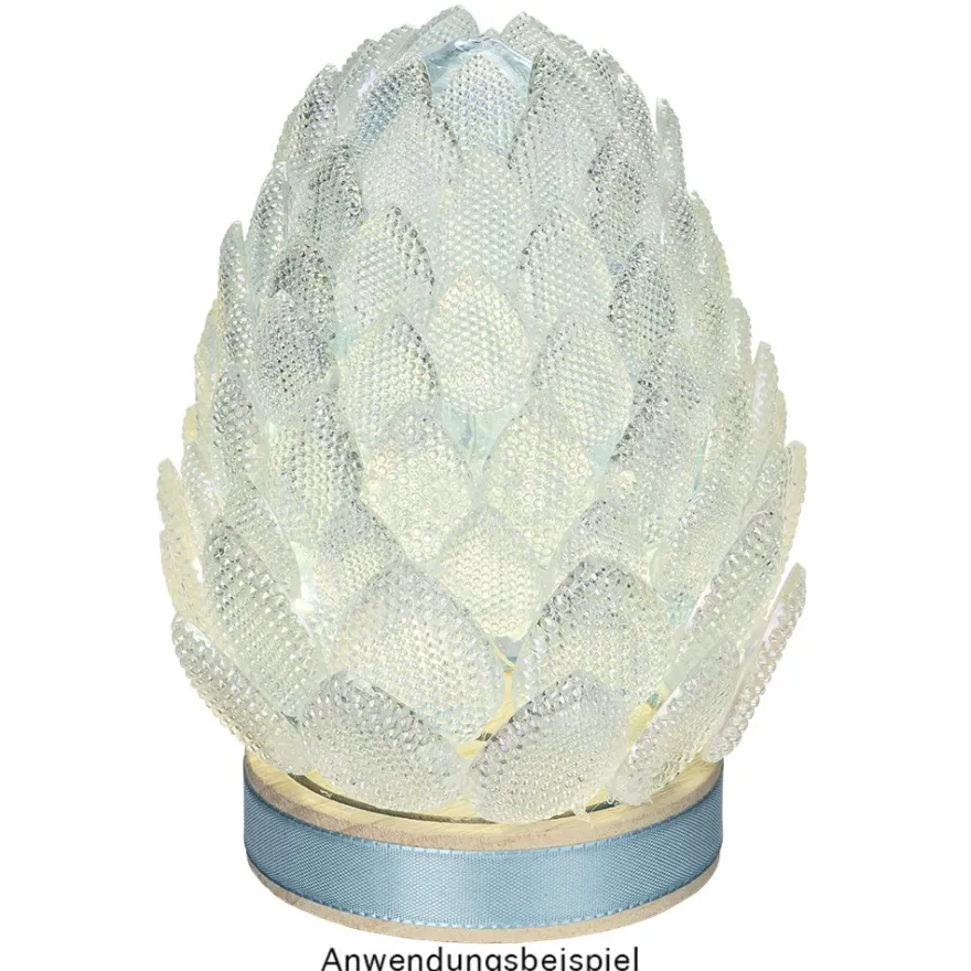Kristallkunst-Schmucksteine, Tropfen 5, 1,7cm x 2,4cm, transparent, klar, irisierend, 28 Stück