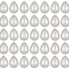 Kristallkunst-Schmucksteine, Tropfen 3, 3cm x 2cm, klar irisierend, 35 Stück