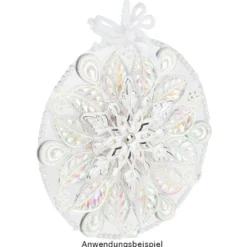 Kristallkunst-Schmucksteine, Blatt 2, 2,3cm x 5cm, transparent, klar, irisierend, 15 Stück