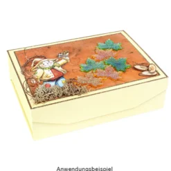 Kristallkunst, Schmuckstein Ahornblatt, 10cm x 30cm, selbstklebend, verschiedene Farben, 5 Bogen