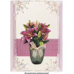 Kristallkunst, Zierecken-Ornament 2, 10cm x 30cm, selbstklebend, klar irisierend