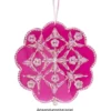 Kristallkunst, Zierecken-Ornament 1, 10cm x 30cm, selbstklebend, klar irisierend